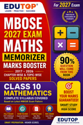 EDUTOP MBOSE Class 10 Mathematics Memorizer 2027 | Complete Syllabus | Solved Papers | Important Questions & Practice Sets