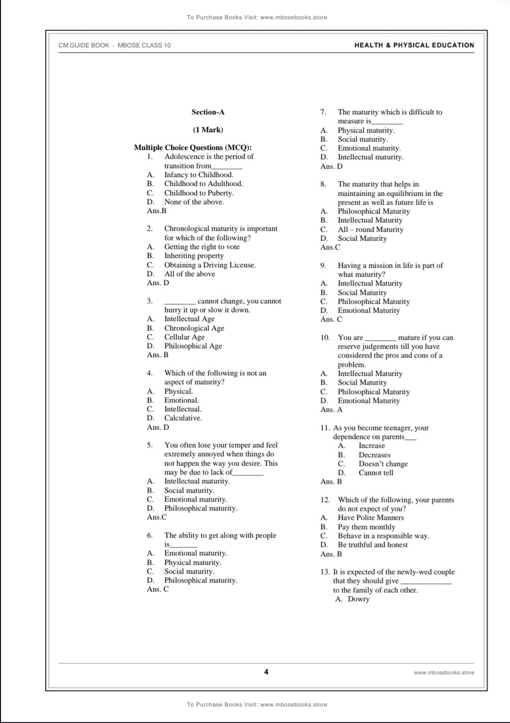 CM IMPACT – CLASS 10 MBOSE Complete Integrated Guide 2026–2027 | Latest CM Guide–Based Questions + Complete Syllabus | Questions, Answers & Exam Preparation
